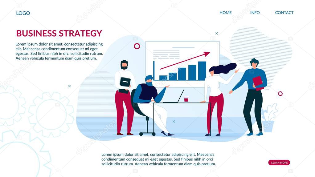 Business Strategy Landing Page for Data Analysis