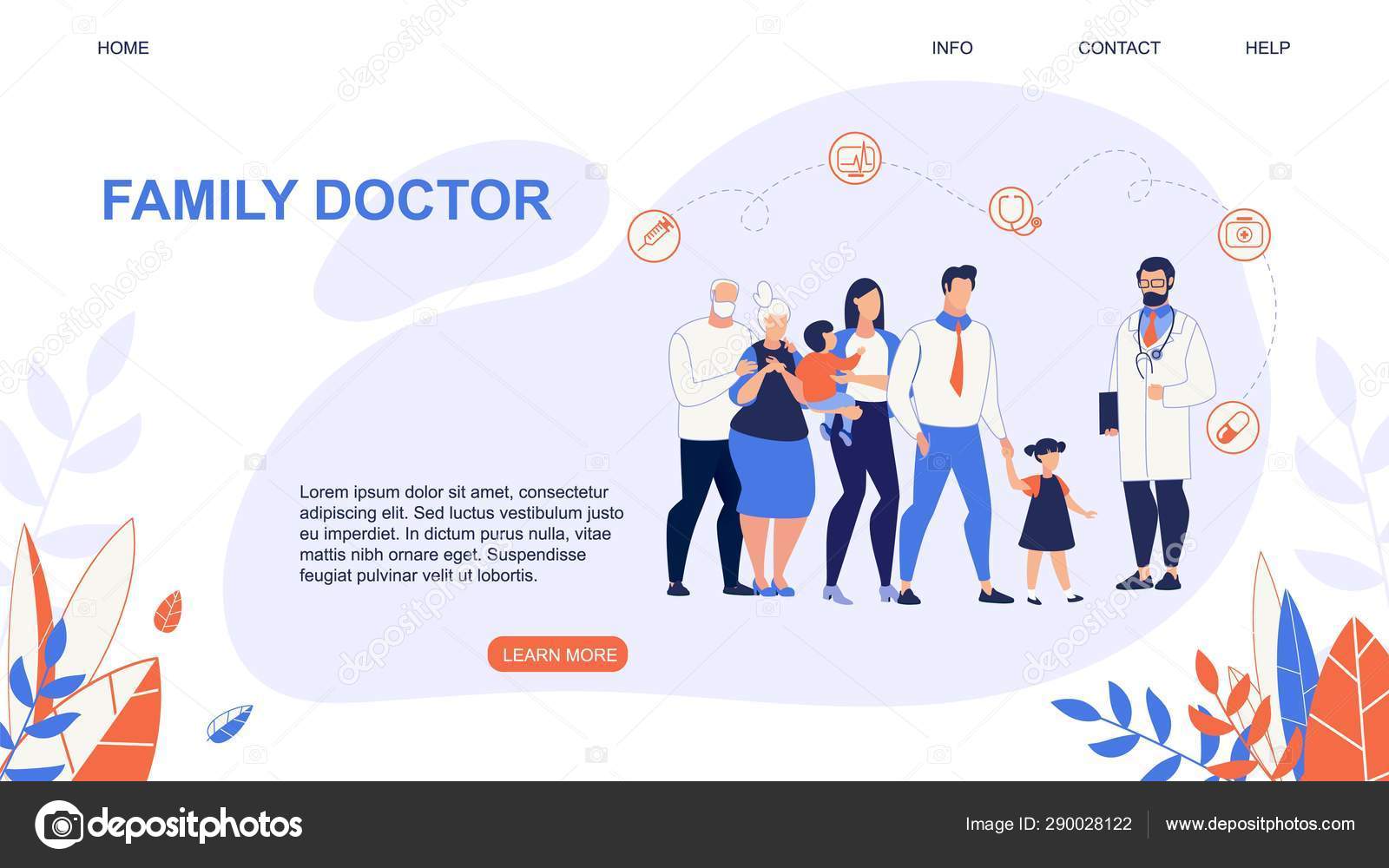 Informative Flyer Family Doctor Lettering Cartoon. Stock Vector Image by ©TeraVector #290028122 Informative Flyer Family Doctor Lettering Cartoon. Stock Vector Image by ©TeraVector #290028122