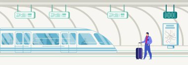 Metropolitan, Demiryolu Metro İstasyonu Vektörü