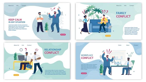 Workplace conflict cartoon Vector Art Stock Images | Depositphotos
