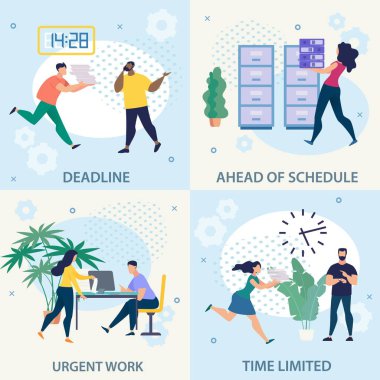 Reklam Flyer Set Acil Çalışma Son Düz.