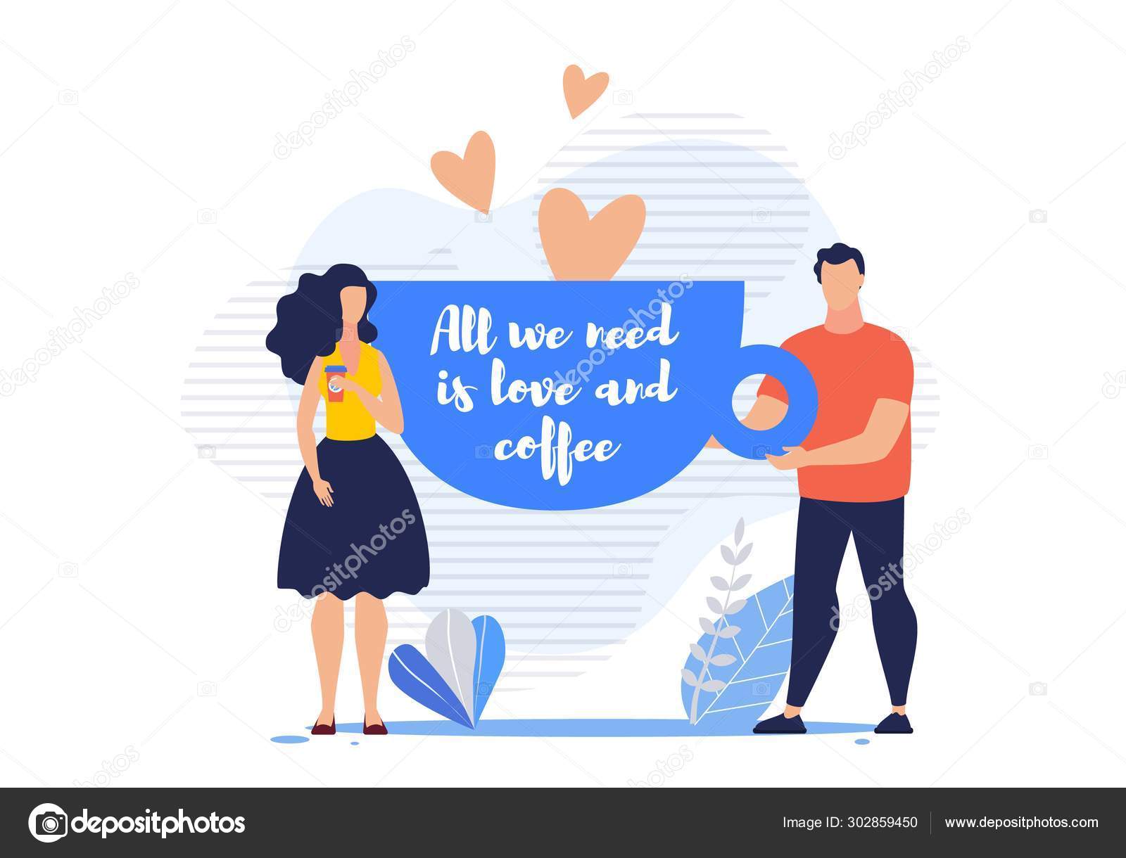 Bright Poster All We Need is Love and Coffee. Stock Vector Image by ©TeraVector #302859450 Bright Poster All We Need is Love and Coffee. Stock Vector Image by ©TeraVector #302859450