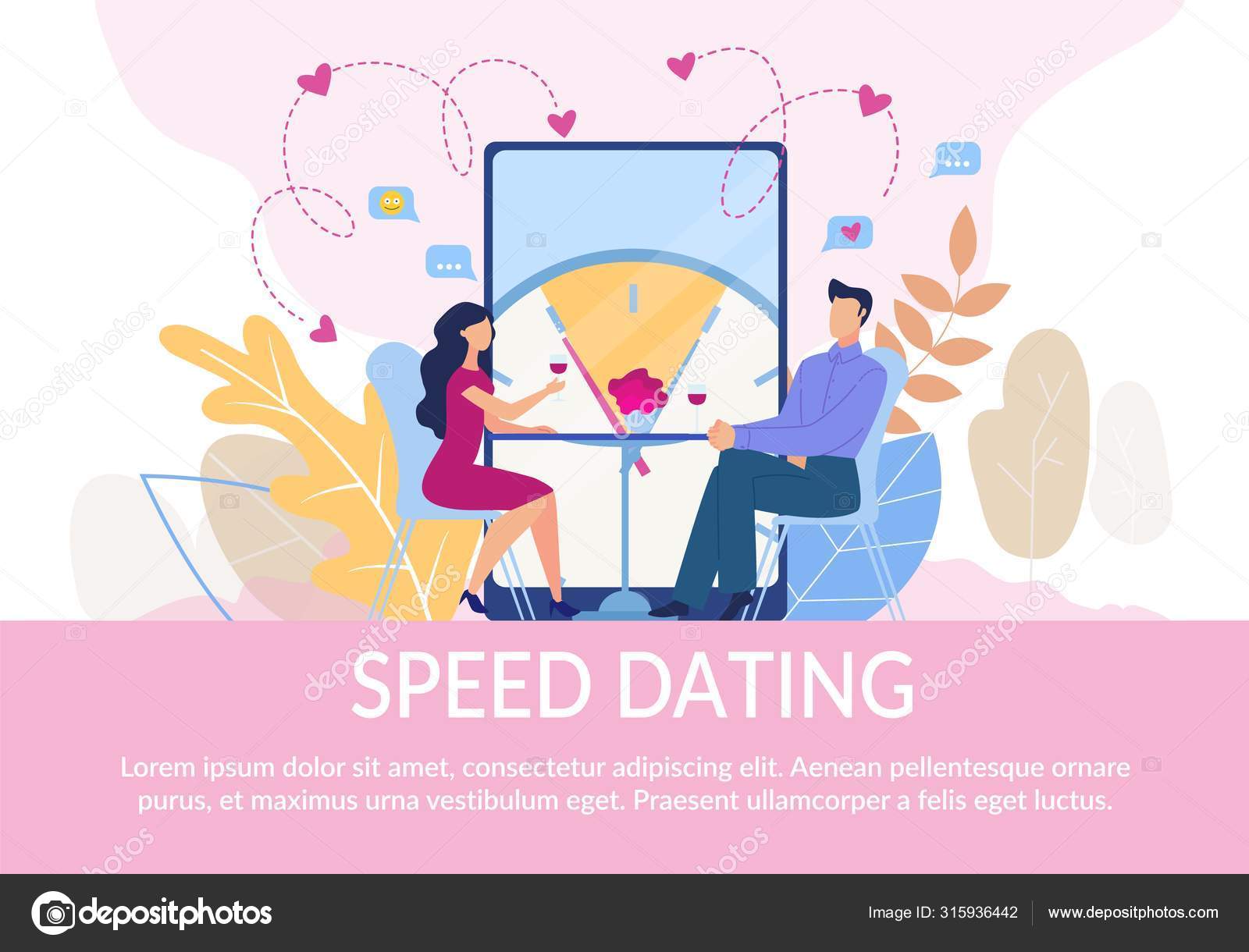Speed Dating Cartoon Images
