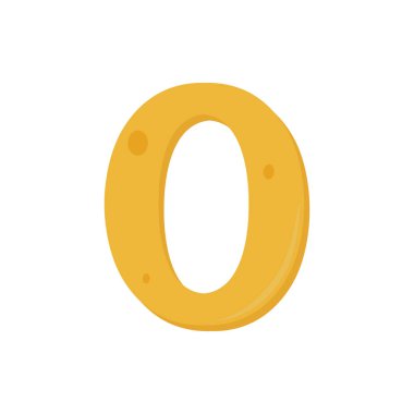 Vektörel Illustrator peynir alfabesi harfleri dekorasyon