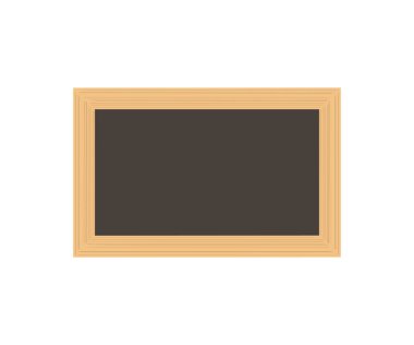 Yatay tahta beyaz arka plan üzerinde izole asılı