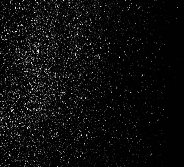 Textura Nieve Sobre Fondo Negro — Foto de Stock