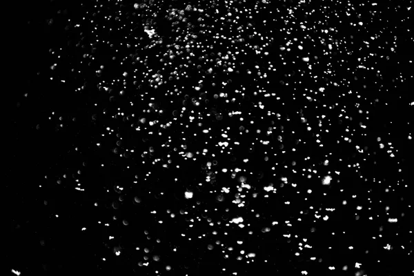 Снег Снежный Туман Черном Фоне — стоковое фото