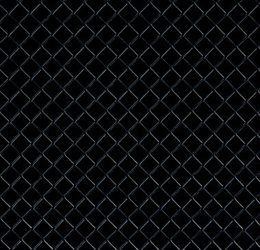 Siyah bir arka plan doku metal ızgara