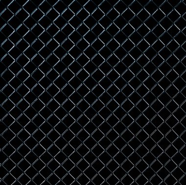 Siyah bir arka plan doku metal ızgara