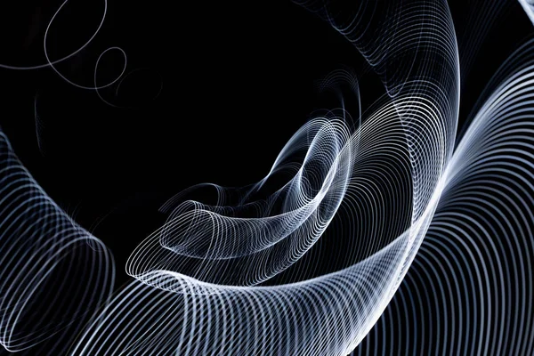 Beautiful abstract background with light streaks and waves