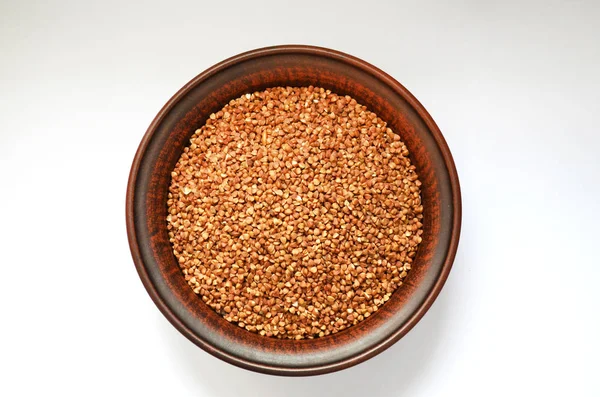 Karabuğday Kabuğu Çıkarılmış Tane Yararlı Tahıllar — Stok fotoğraf
