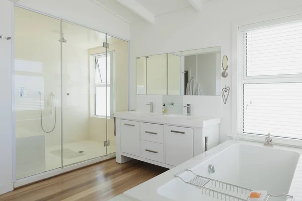 Cuarto Baño Casa Moderna Lujo — Foto de Stock