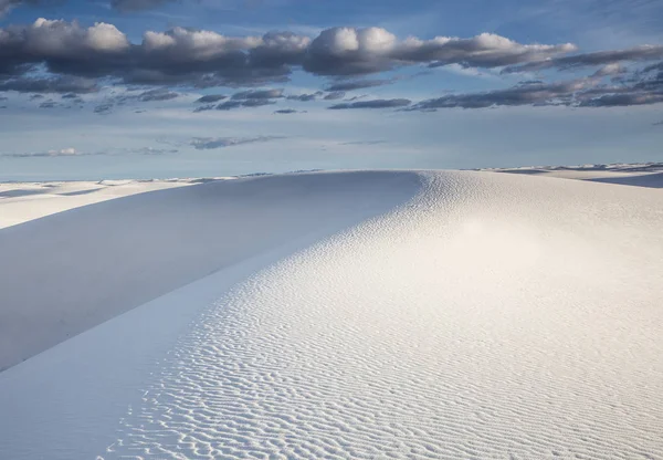 Spokojne Białe Wydmy White Sands New Mexico Stany Zjednoczone — Zdjęcie stockowe