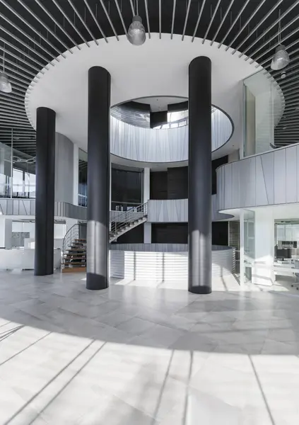 Vue Architecturale Pittoresque Hall Entrée Moderne — Photo