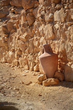 Antik amfora Masada Kalesi, İsrail