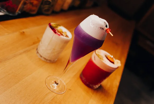 Sweet Famous White Caramels Decoration Slice Författare Inspirerad Cocktail Drink — Stockfoto