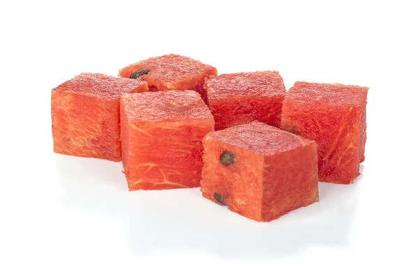 küp karpuz. Beyaz arka plan üzerinde izole
