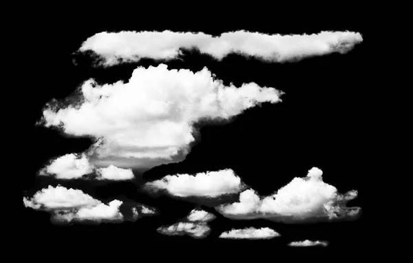Nubes Blancas Aisladas Sobre Fondo Negro Fotos De Stock Sin Royalties Gratis