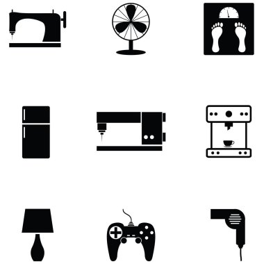 ev aletleri Icon set