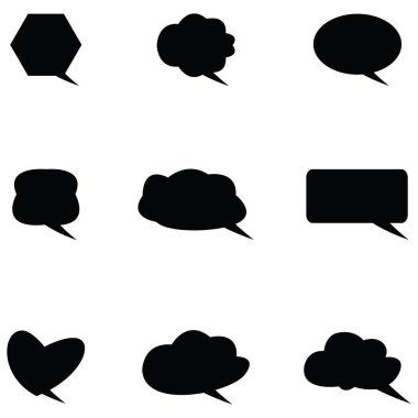 konuşma balonu simgesi ayarlandı