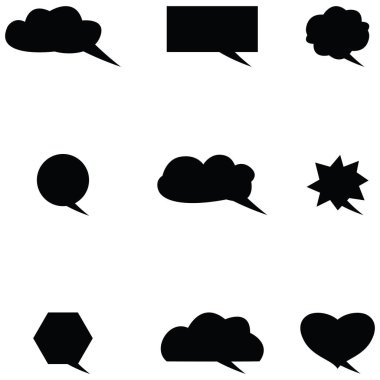 konuşma balonu simgesi ayarlandı