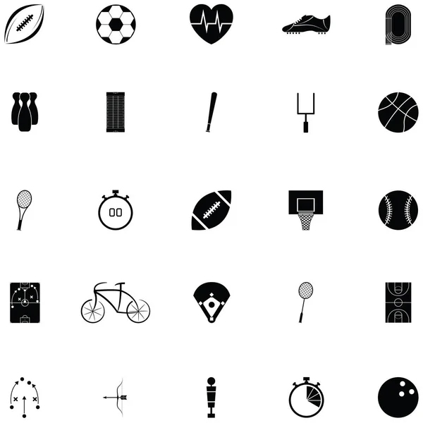 Spor Icon Set — Stok Vektör