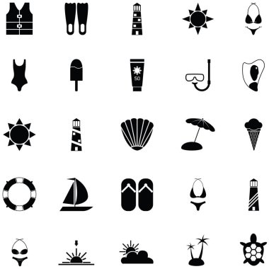 Plaj Icon set