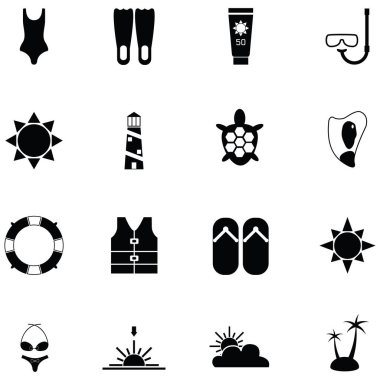 Plaj Icon set