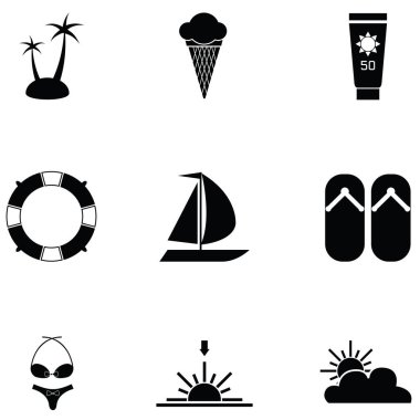 Plaj Icon set