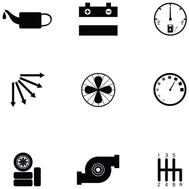 Araba gösterge Icon set