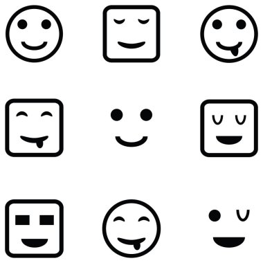 gülümseme Icon set