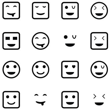 gülümseme Icon set