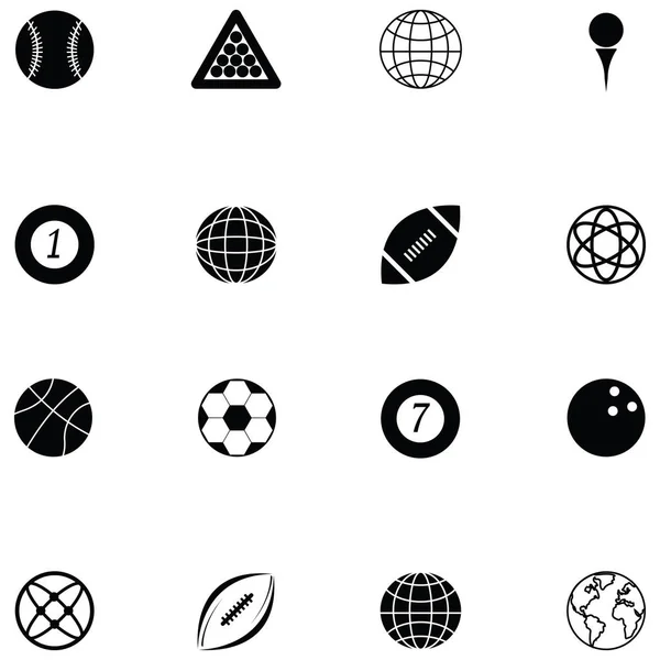 Das Ball Symbol Set — Stockvektor