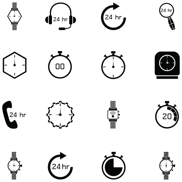 计时器图标集 — 图库矢量图片