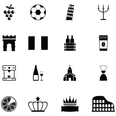 İtalya Icon set