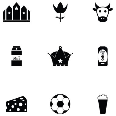 Hollanda Icon set