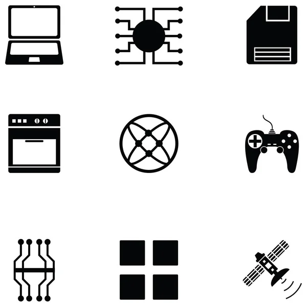 Das Technologie Icon Set — Stockvektor