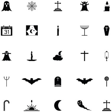 Cadılar Bayramı Icon set