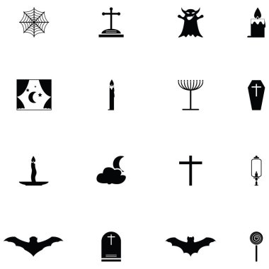 Cadılar Bayramı Icon set