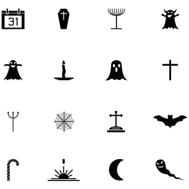 Cadılar Bayramı Icon set