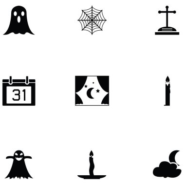 Cadılar Bayramı Icon set