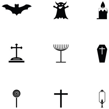 Cadılar Bayramı Icon set