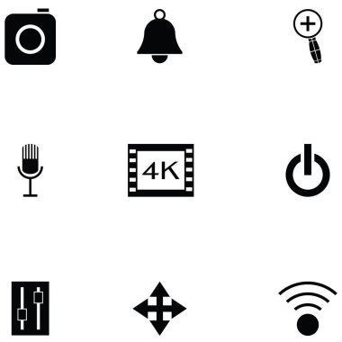Media player Icon set