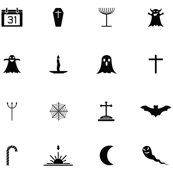 Halloween Icon Set — Stock Vector