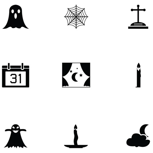 Das Halloween Icon Set — Stockvektor