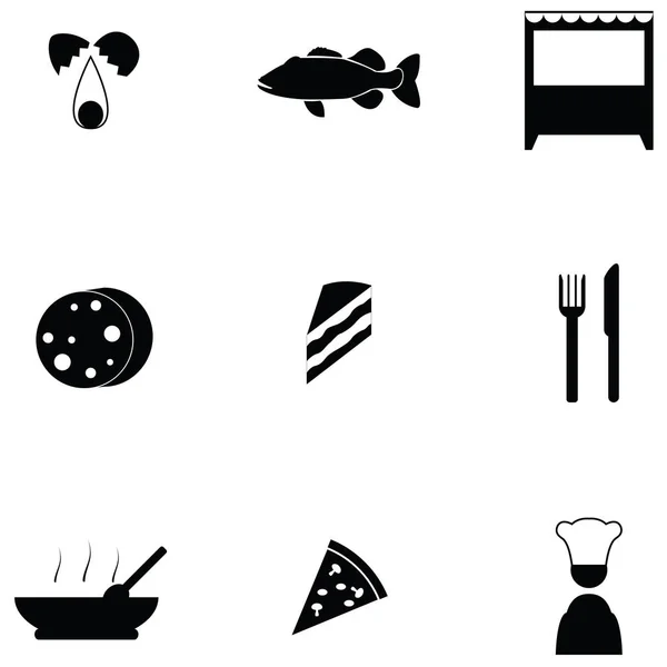 Restaurant Icon Set — Stock Vector