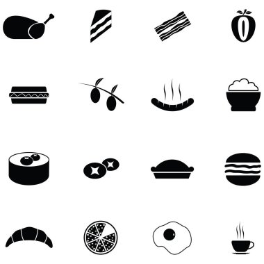 Öğle Yemeği Icon set