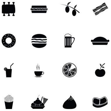 Öğle Yemeği Icon set