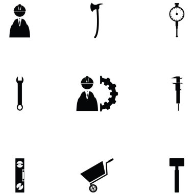 çalışan aracı simge seti