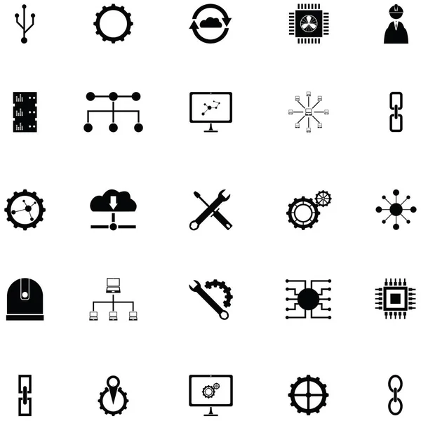 System Icon Set — Stock Vector